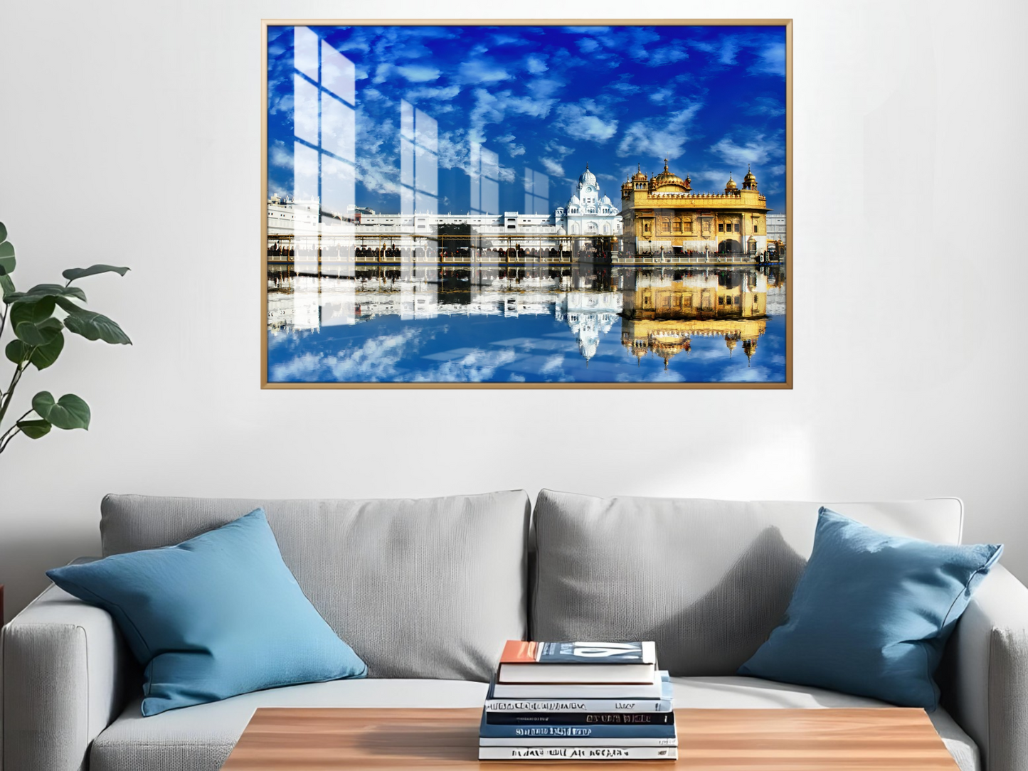Golden temple Wall Art