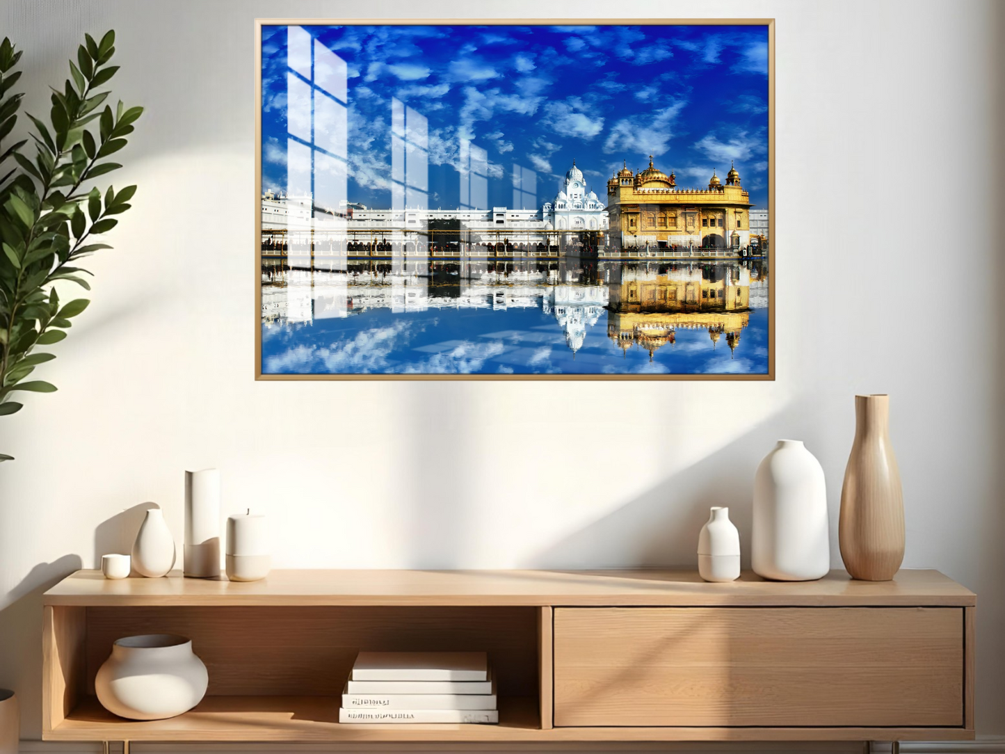 Golden temple Wall Art