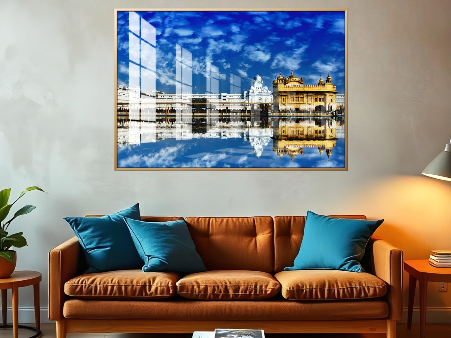 Golden temple Wall Art