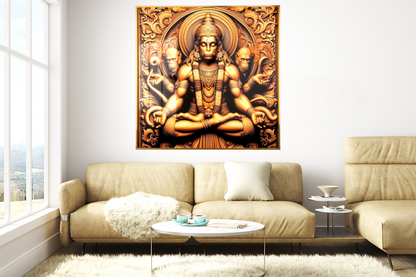 Lord hanuman Divine Wall Art